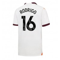 Koszulka piłkarska Manchester City Rodri Hernandez #16 Strój wyjazdowy 2023-24 tanio Krótki Rękaw